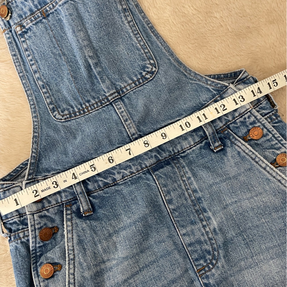MADEWELL Adirondack Short Denim Overalls Dawkins - Picture 14 of 16